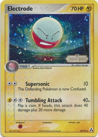 Electrode (32/92) (Stamped) [EX: Legend Maker] | Good Games Modbury