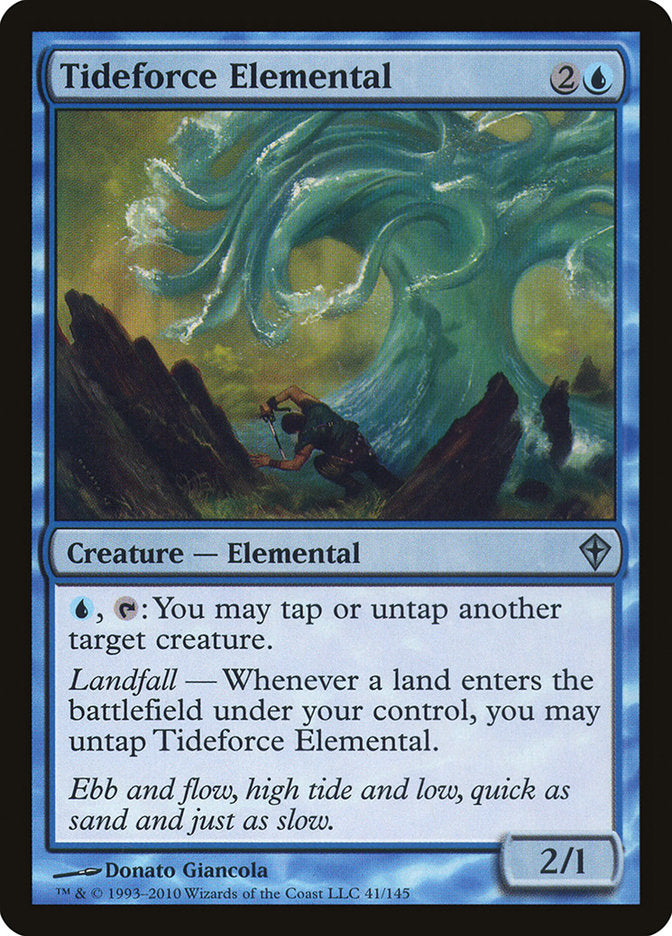 Tideforce Elemental 41/145 (Worldwake)  - Foil | Good Games Modbury
