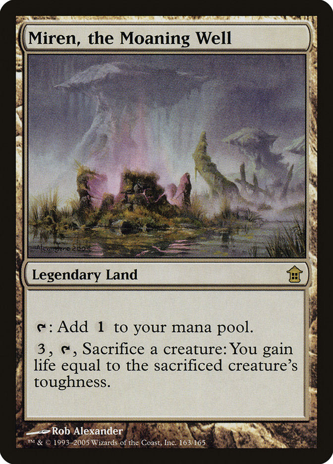 Miren, the Moaning Well 163/165 (Saviors of Kamigawa)  - Foil | Good Games Modbury
