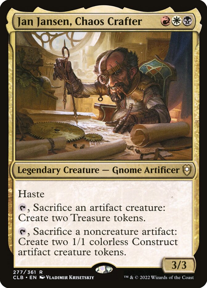 Jan Jansen Chaos Crafter 277 (Commander Legends: Battle for Baldur's Gate)  | Good Games Modbury