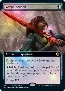 Vorpal Sword 396/281 (Buy-A-Box Promos)  - Foil | Good Games Modbury