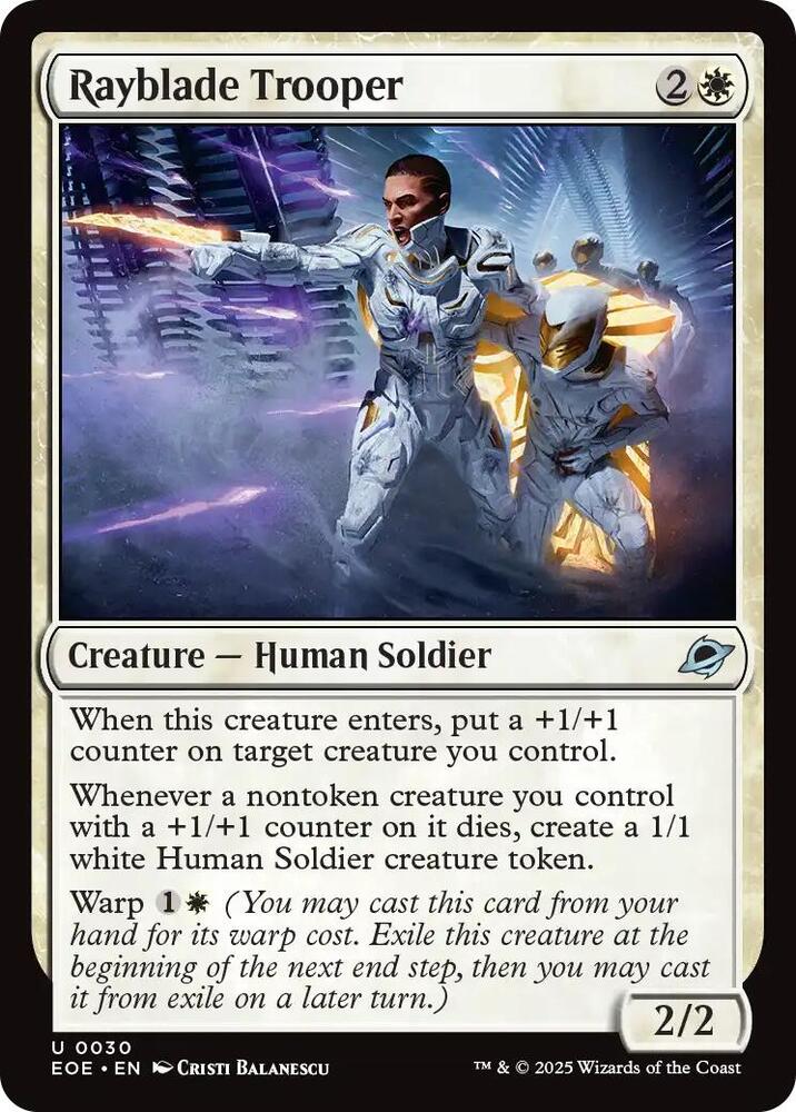 Rayblade Trooper 30/276 (Edge of Eternities)  - Foil | Good Games Modbury