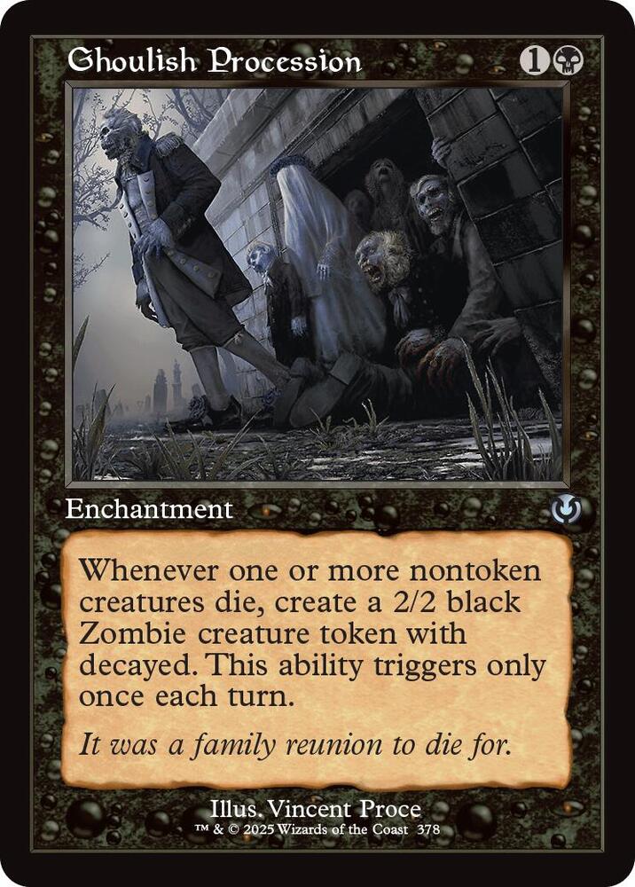 Ghoulish Procession 378/287 (Innistrad Remastered)  - Retro Foil | Good Games Modbury