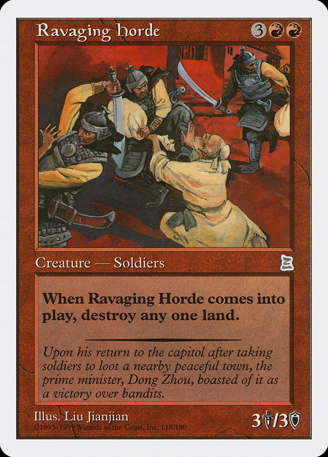 Ravaging Horde 118/180 (Portal Three Kingdoms)  | Good Games Modbury