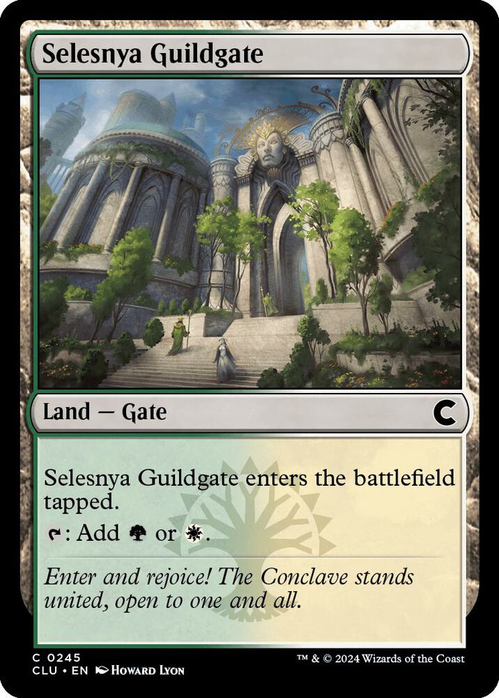 Selesnya Guildgate 245/284 (Ravnica: Clue Edition)  | Good Games Modbury
