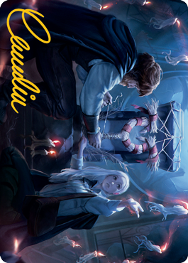 Faithful Mending Art Card (Gold-Stamped Signature) [Innistrad: Midnight Hunt Art Series] | Good Games Modbury