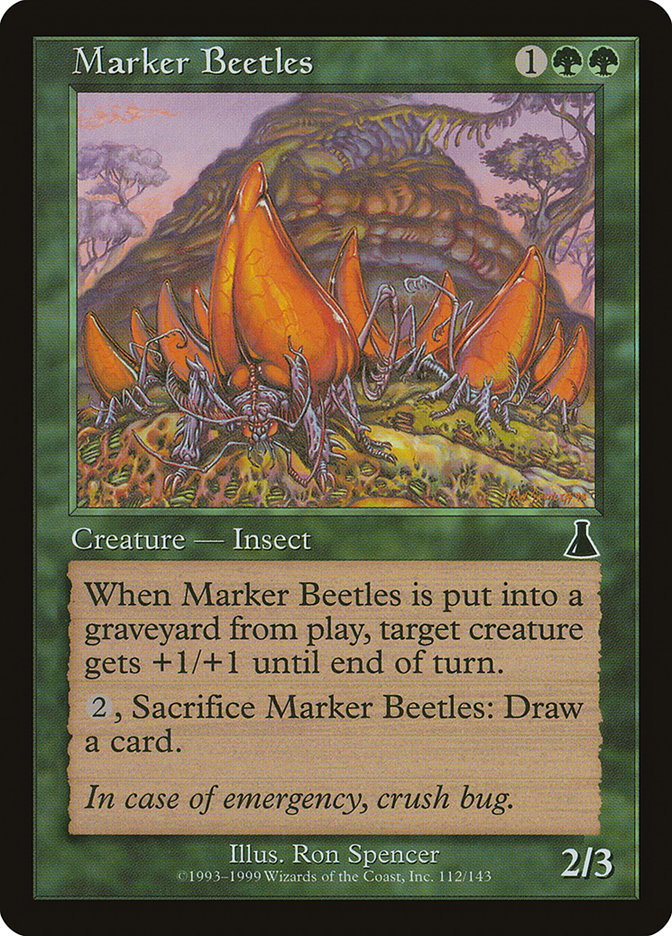 Marker Beetles 112/143 (Urza's Destiny)  - Foil | Good Games Modbury