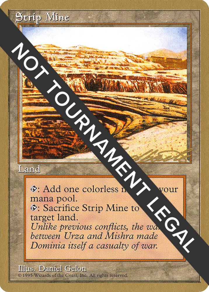 Strip Mine 1996 Leon Lindback 4ED ll363/308 (World Championship Decks)  | Good Games Modbury