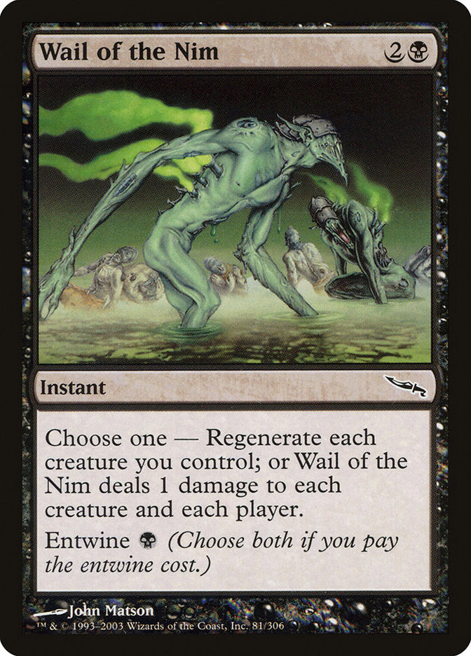 Wail of the Nim 81/306 (Mirrodin)  | Good Games Modbury