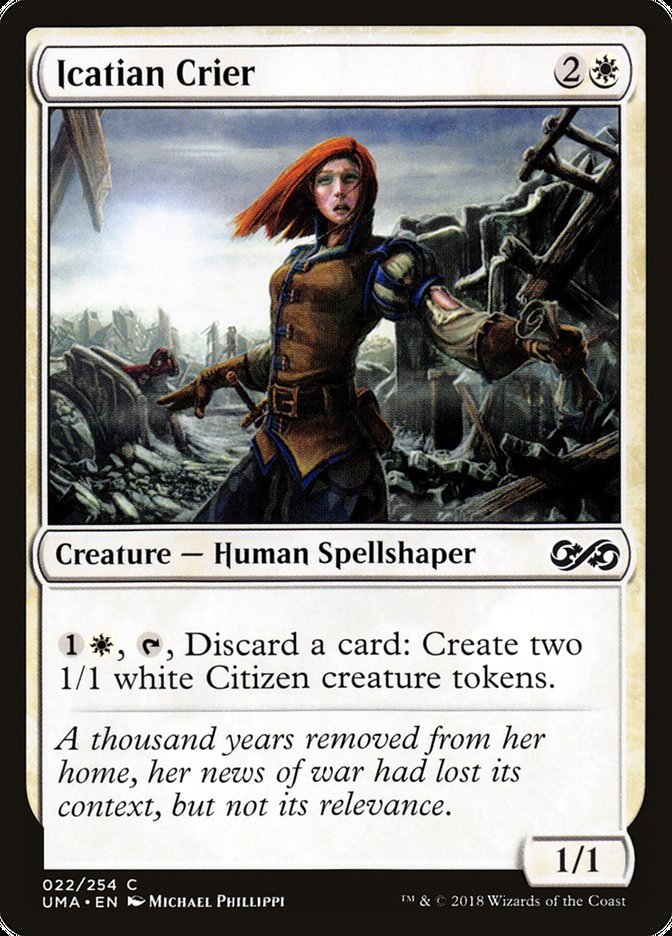Icatian Crier 22 (Ultimate Masters)  - Foil | Good Games Modbury