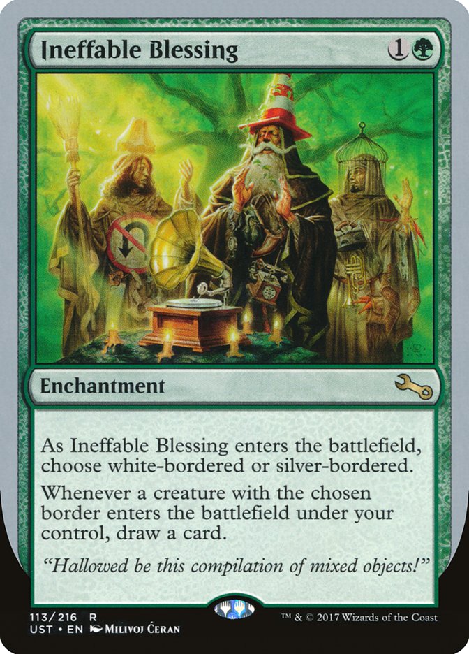 Ineffable Blessing 113c/216 (Unstable)  - Foil | Good Games Modbury