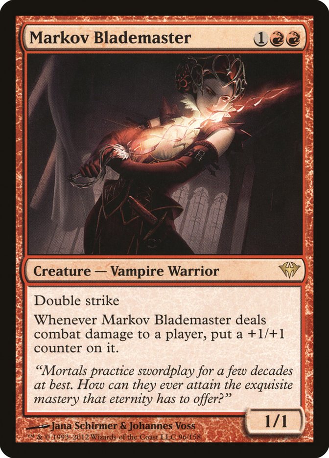 Markov Blademaster 96/158 (Dark Ascension)  - Foil | Good Games Modbury