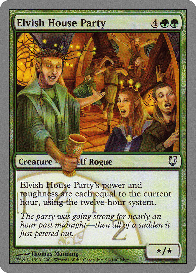 Elvish House Party 94/140 (Unhinged)  | Good Games Modbury