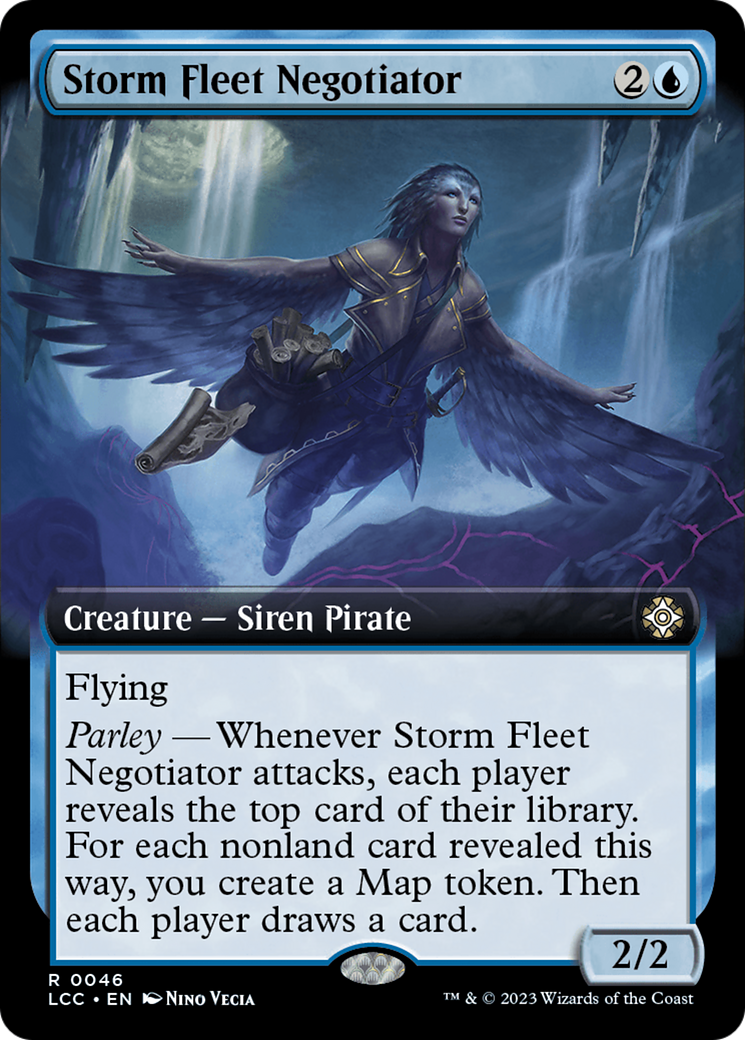 Storm Fleet Negotiator (Extended Art) [The Lost Caverns of Ixalan Commander] | Good Games Modbury