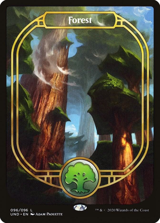 Forest 96 (Unsanctioned)  - Full Art Foil | Good Games Modbury