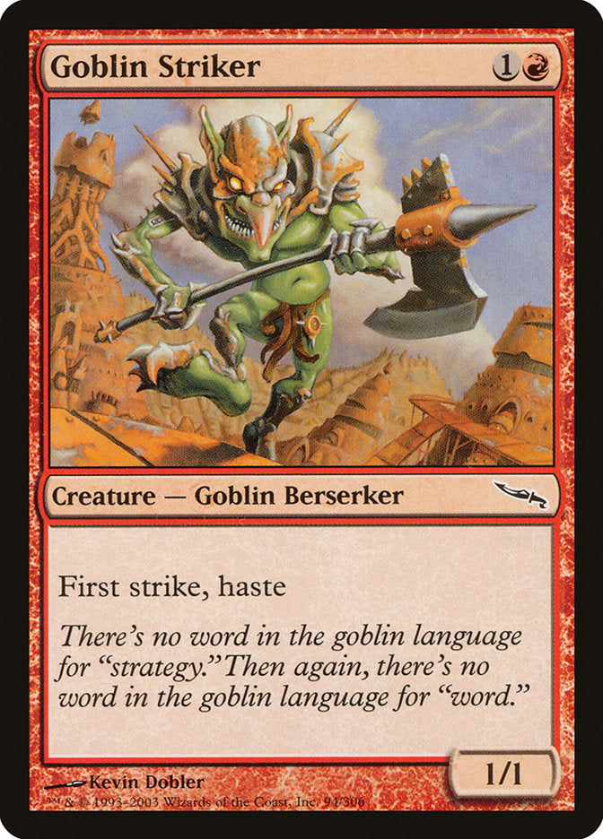 Goblin Striker 94/306 (Mirrodin)  - Foil | Good Games Modbury