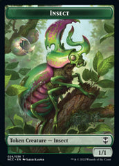 Ogre // Insect Double-Sided Token [Streets of New Capenna Commander Tokens] | Good Games Modbury