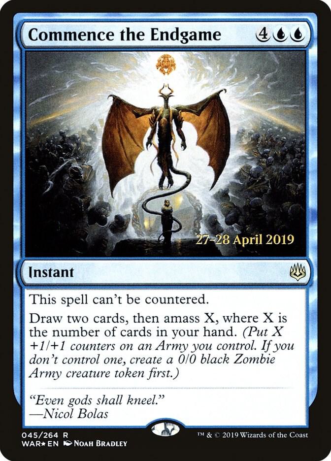 Commence the Endgame 45s/176 (Prerelease Cards)  - Foil | Good Games Modbury