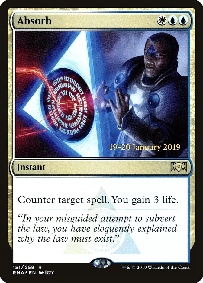 Absorb [Ravnica Allegiance Prerelease Promos] | Good Games Modbury