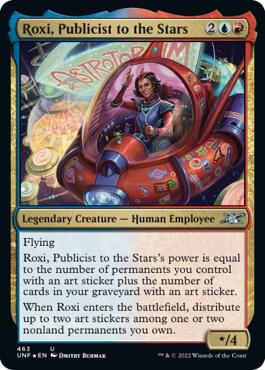 Roxi Publicist to the Stars Galaxy Foil 463/244 (Unfinity)  - Foil | Good Games Modbury