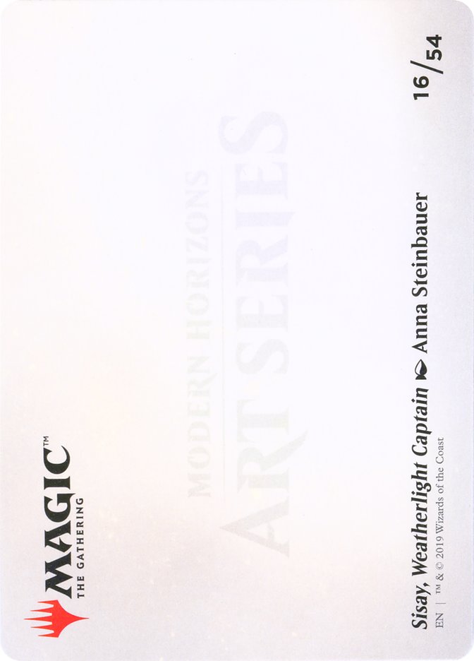 Sisay, Weatherlight Captain // Sisay, Weatherlight Captain [Modern Horizons Art Series] | Good Games Modbury