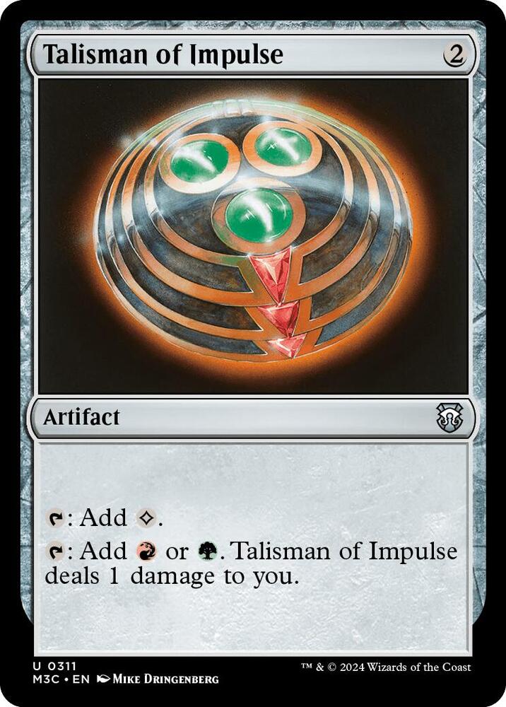 Talisman of Impulse 311/411 (Commander: Modern Horizons 3)  - Ripple Foil | Good Games Modbury