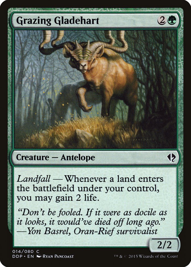 Grazing Gladehart 14/80 (Duel Decks: Zendikar vs. Eldrazi)  | Good Games Modbury