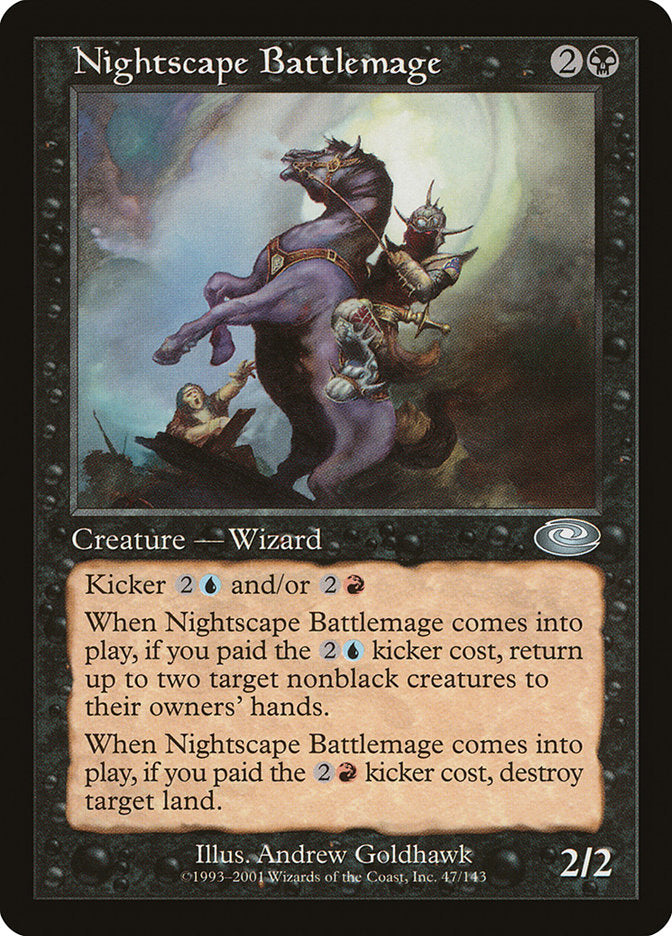 Nightscape Battlemage 47/143 (Planeshift)  - Foil | Good Games Modbury