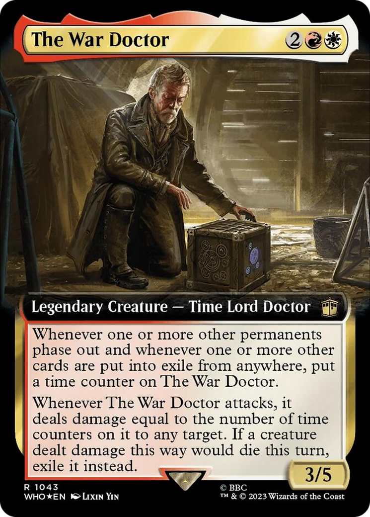 The War Doctor (Extended Art) (Surge Foil) [Doctor Who] | Good Games Modbury