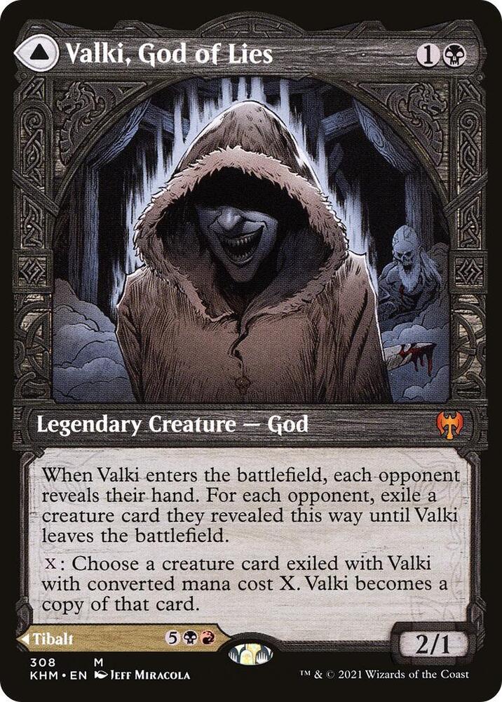 Valki, God of Lies // Tibalt, Cosmic Impostor 308/285 (Kaldheim)  - Showcase | Good Games Modbury