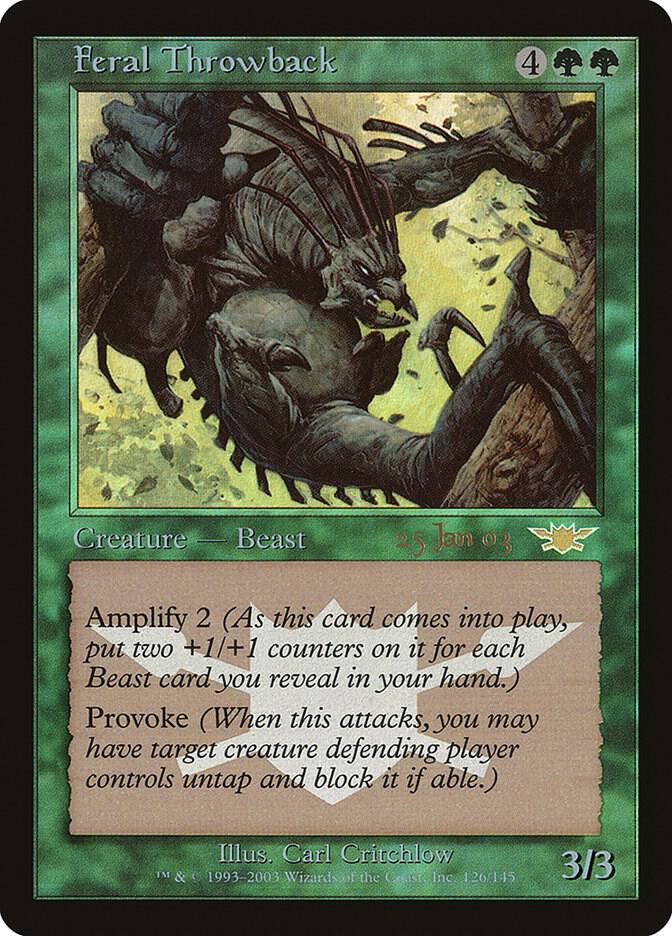 Feral Throwback 126 (Prerelease Cards)  - Foil | Good Games Modbury