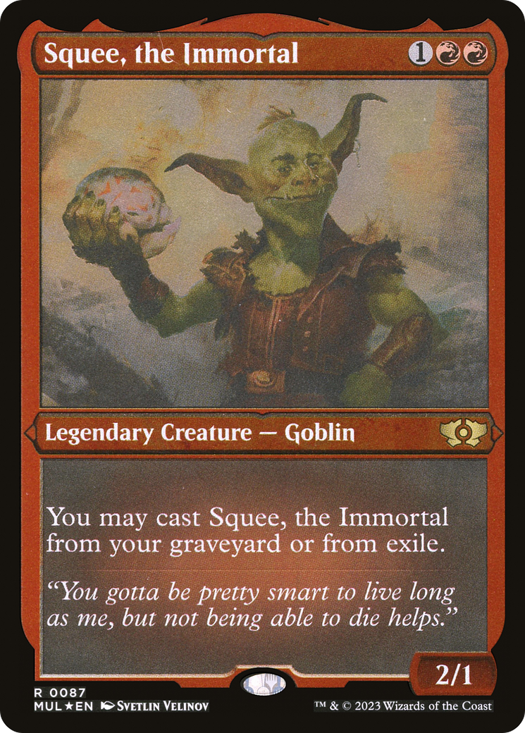 Squee, the Immortal (Foil Etched) [Multiverse Legends] | Good Games Modbury