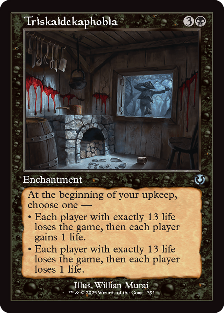 Triskaidekaphobia (Retro Frame) [Innistrad Remastered] | Good Games Modbury