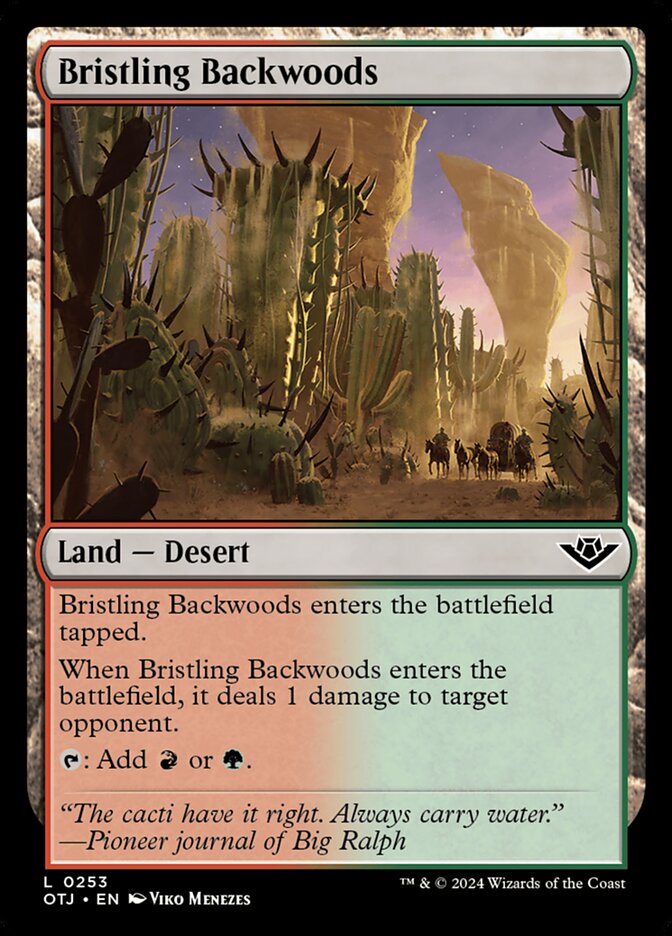 Bristling Backwoods 253/286 (Outlaws of Thunder Junction)  | Good Games Modbury