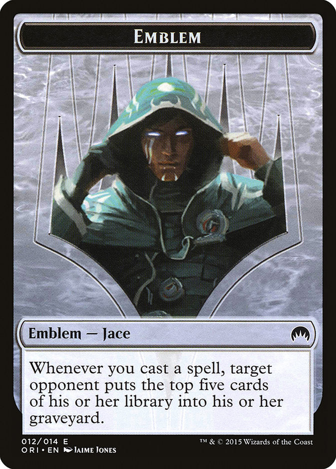 Jace, Telepath Unbound Emblem [Magic Origins Tokens] | Good Games Modbury