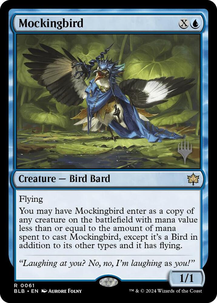 Mockingbird 61 (Promo Pack: Bloomburrow)  - Foil | Good Games Modbury