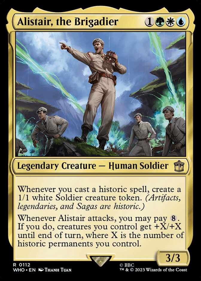 Alistair, the Brigadier 112/331 (Universes Beyond: Doctor Who)  | Good Games Modbury
