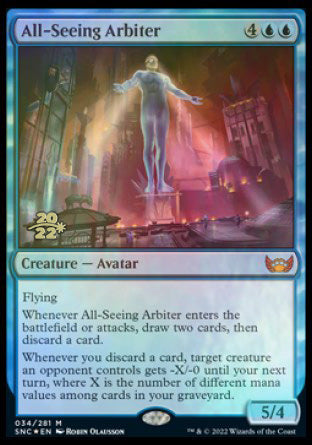 All-Seeing Arbiter [Streets of New Capenna Prerelease Promos] | Good Games Modbury