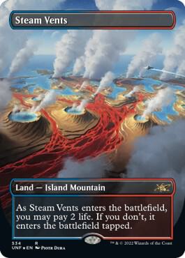 Steam Vents Borderless Galaxy Foil 534/244 (Unfinity)  - Foil | Good Games Modbury