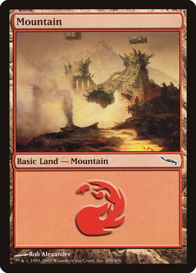 Mountain 300/306 (Mirrodin)  - Foil | Good Games Modbury