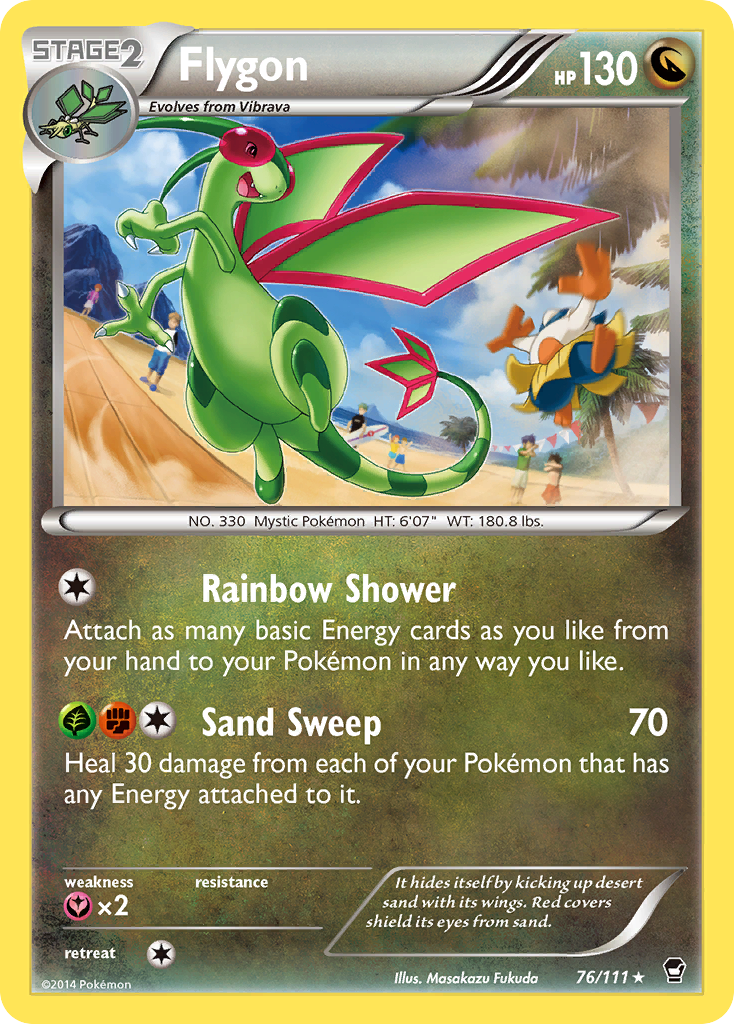 Flygon (76/111) [XY: Furious Fists] | Good Games Modbury