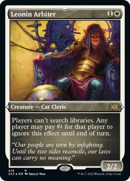 Leonin Arbiter Foil Etched 418 (Double Masters 2022)  - Foil | Good Games Modbury