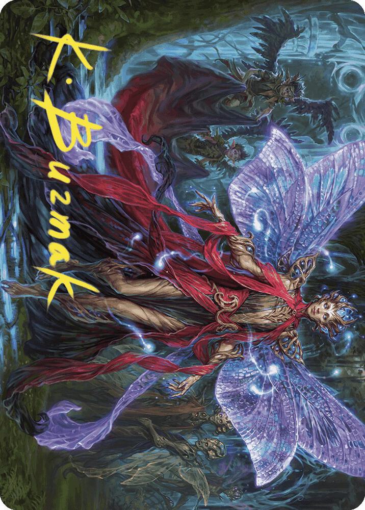 Tegwyll Duke of Splendor Art Card Gold Stamped Signature 48 (Art Series: Wilds of Eldraine)  | Good Games Modbury