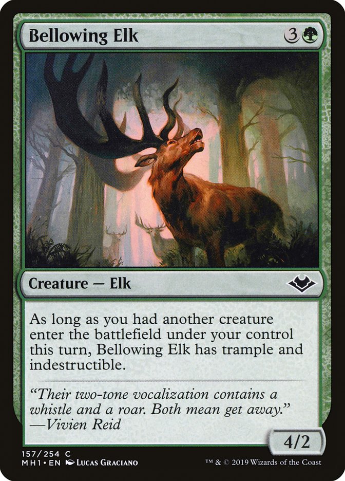 Bellowing Elk [Modern Horizons] | Good Games Modbury