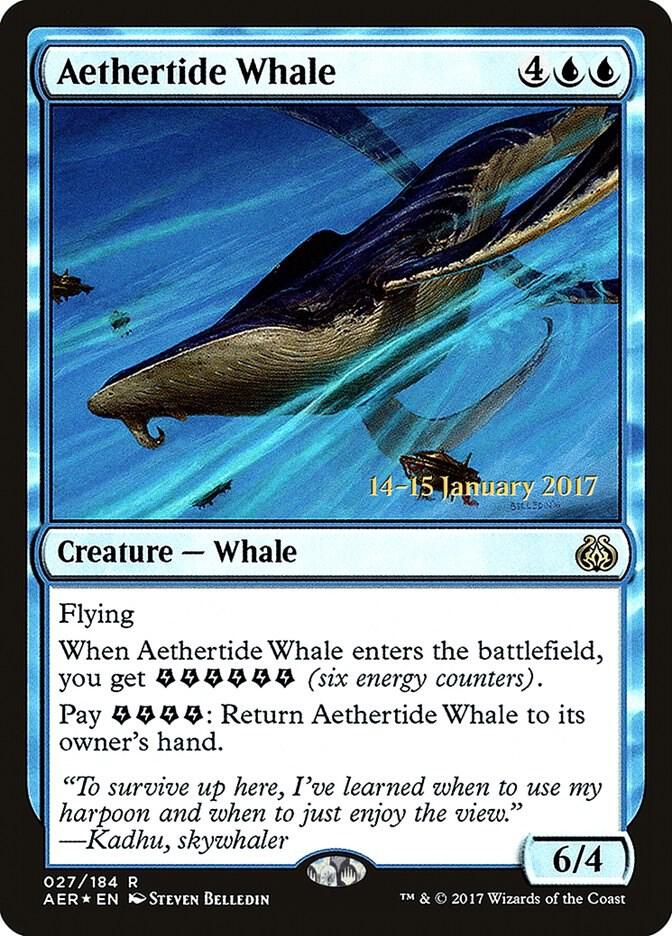 Aethertide Whale 27s/65 (Prerelease Cards)  - PreRelease Foil | Good Games Modbury