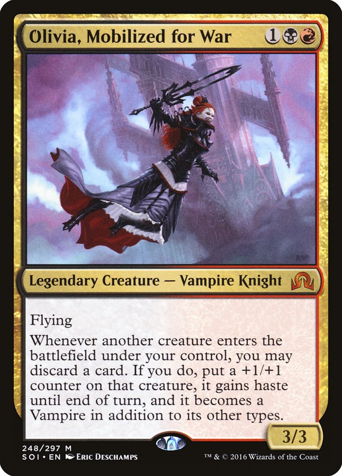 Olivia, Mobilized for War 248/297 (Shadows over Innistrad)  | Good Games Modbury