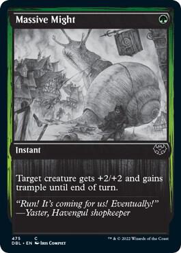 Massive Might 475/534 (Innistrad: Double Feature)  - Foil | Good Games Modbury