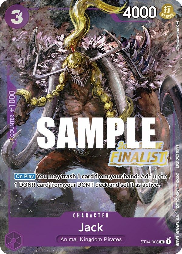 Jack (Online Regional 2023) [Finalist] [One Piece Promotion Cards] | Good Games Modbury