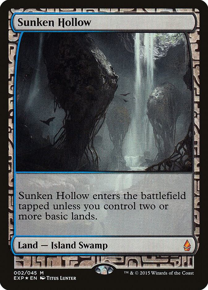 Sunken Hollow 2/45 (Zendikar Expeditions)  - Foil | Good Games Modbury