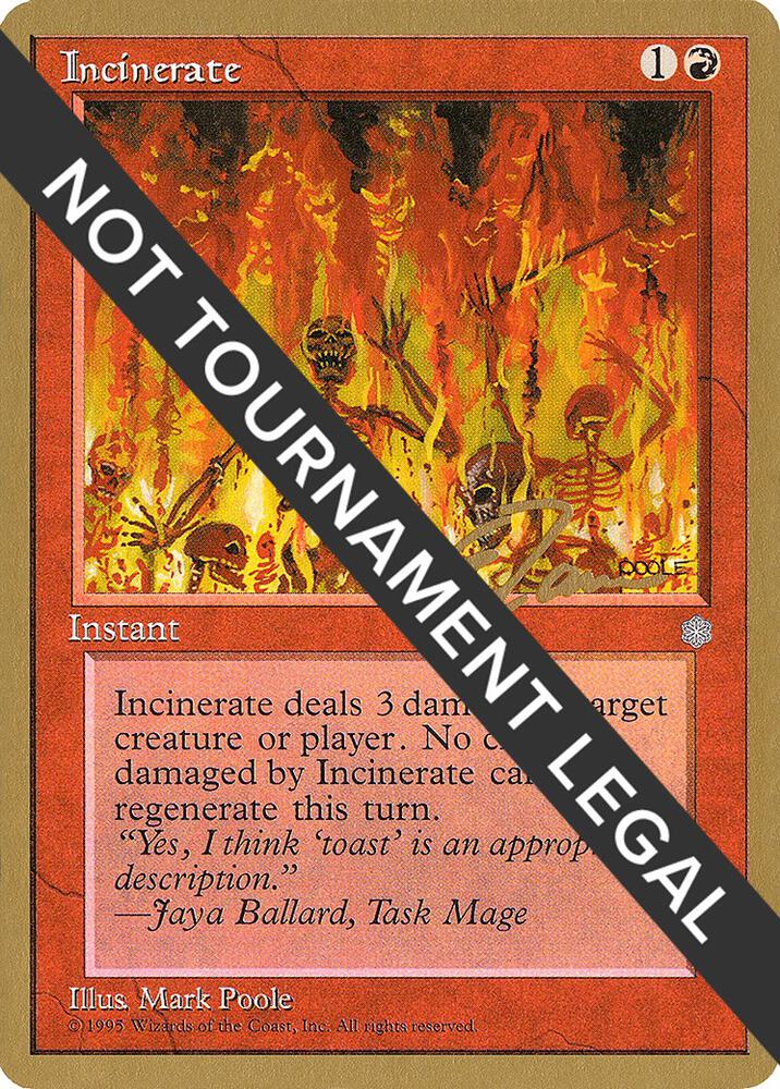 Incinerate 1996 Eric Tam ICE et194/308 (World Championship Decks)  | Good Games Modbury